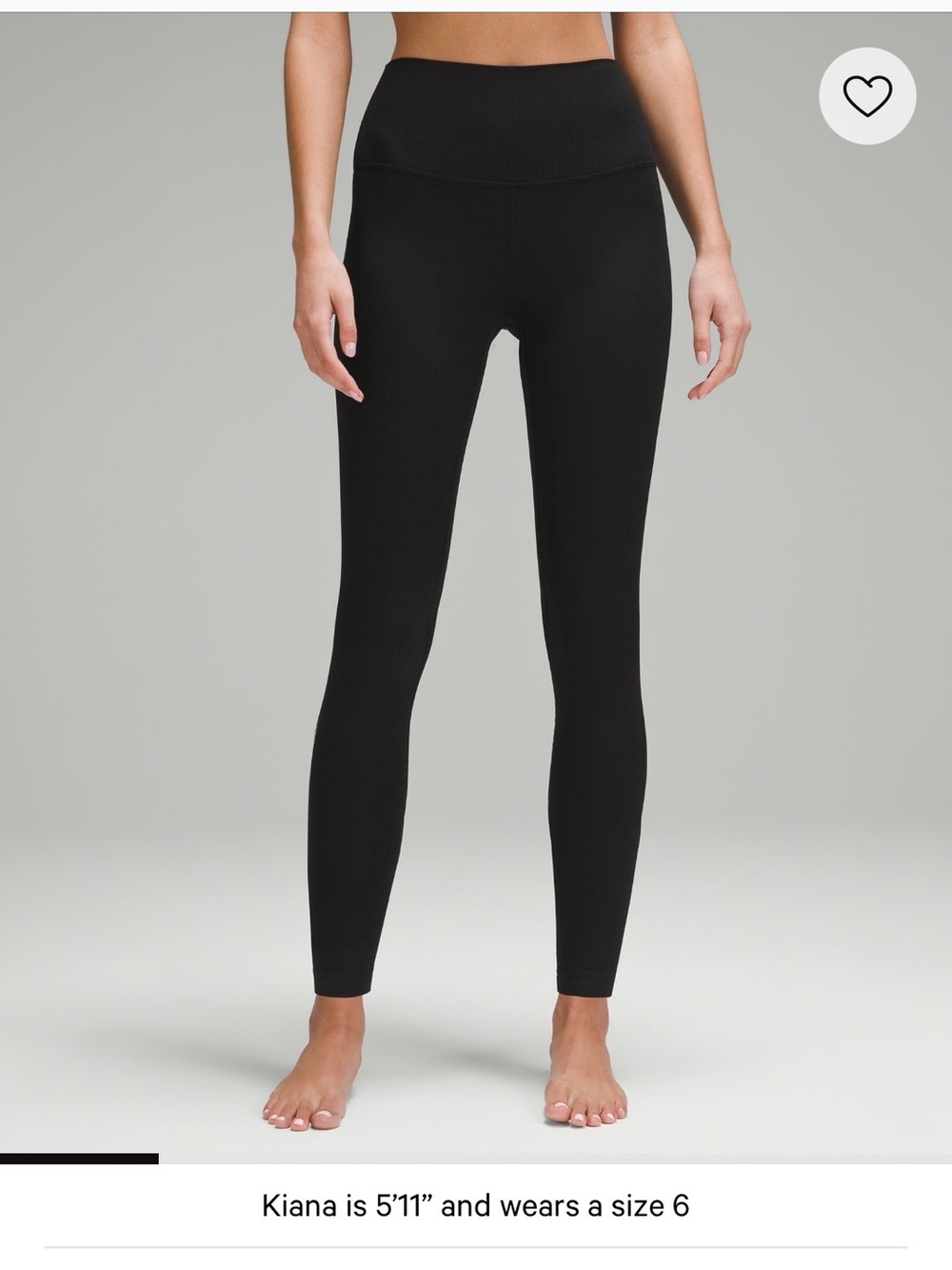 Lululemon ribbed Align Pant 28”